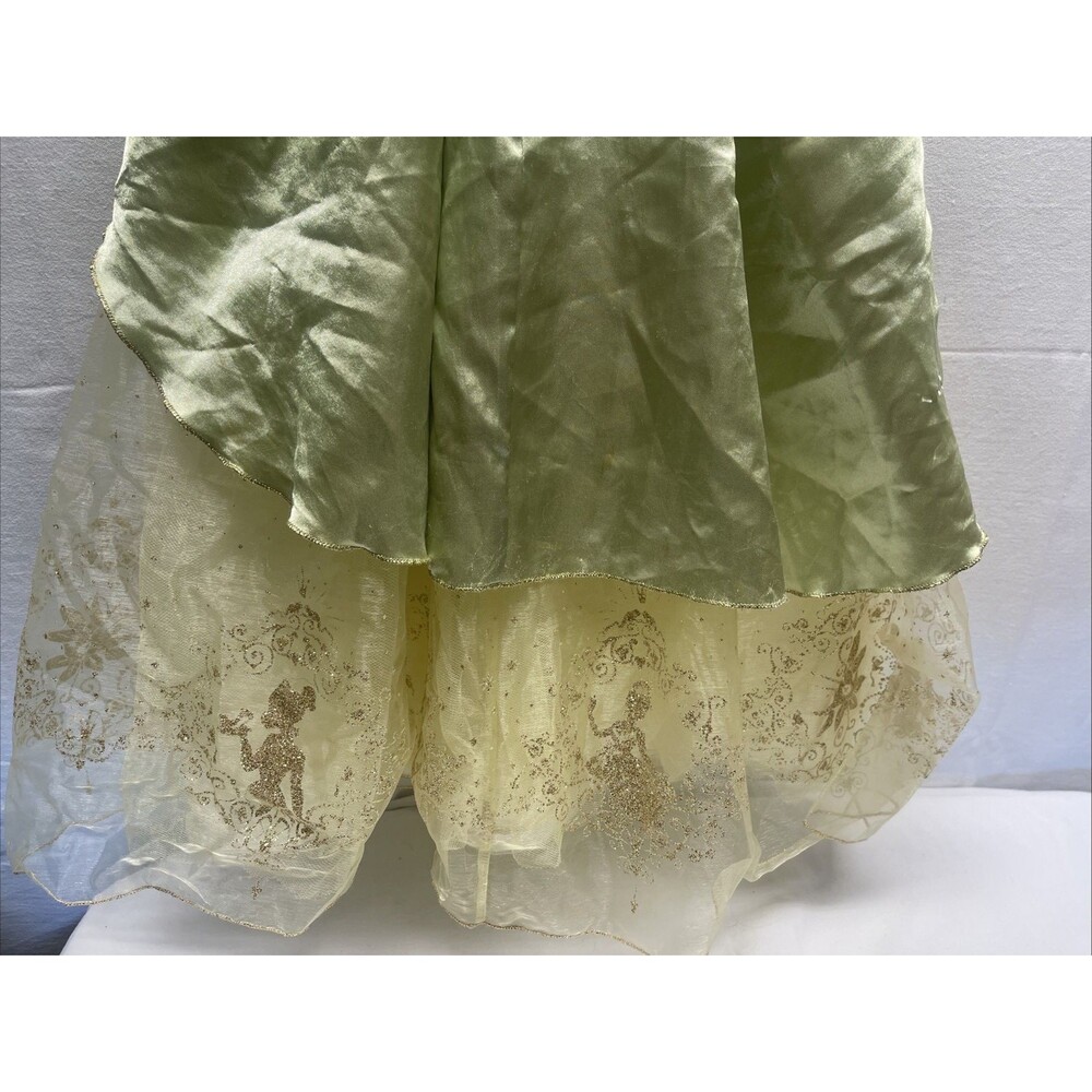 Disney Store Princess Tiana Halloween Costume Dress Girl Small 5-6 Costumes EUC - Picture 12 of 14